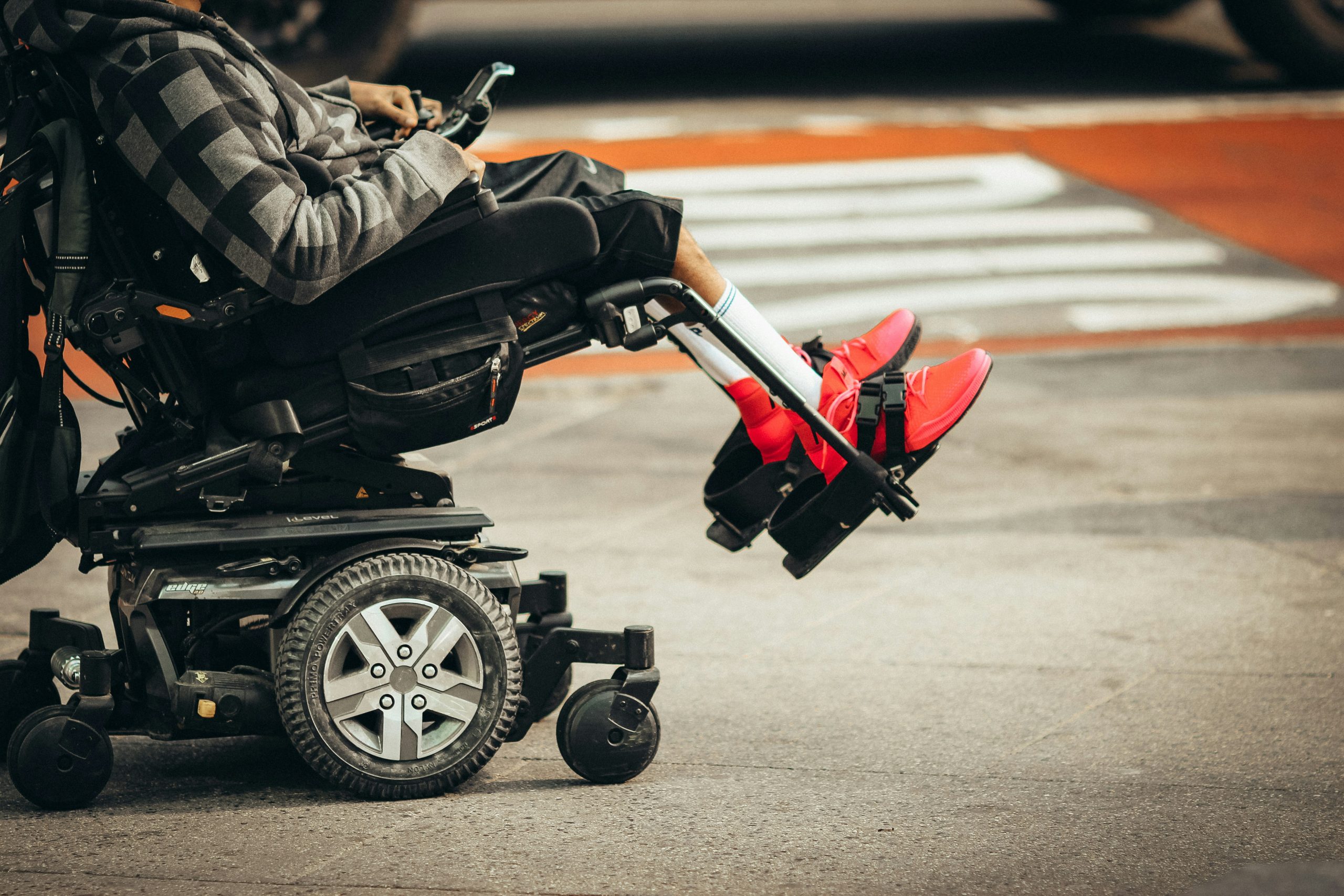 Navigating the community with a power wheelchair